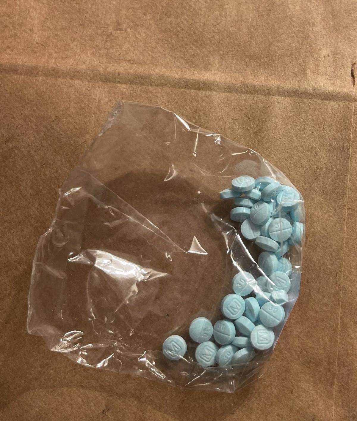 Suspected fentanyl pills recovered during a search of rooms at the Sonora Gold Lodge on Dec. 10, according to the Sonora Police Department.