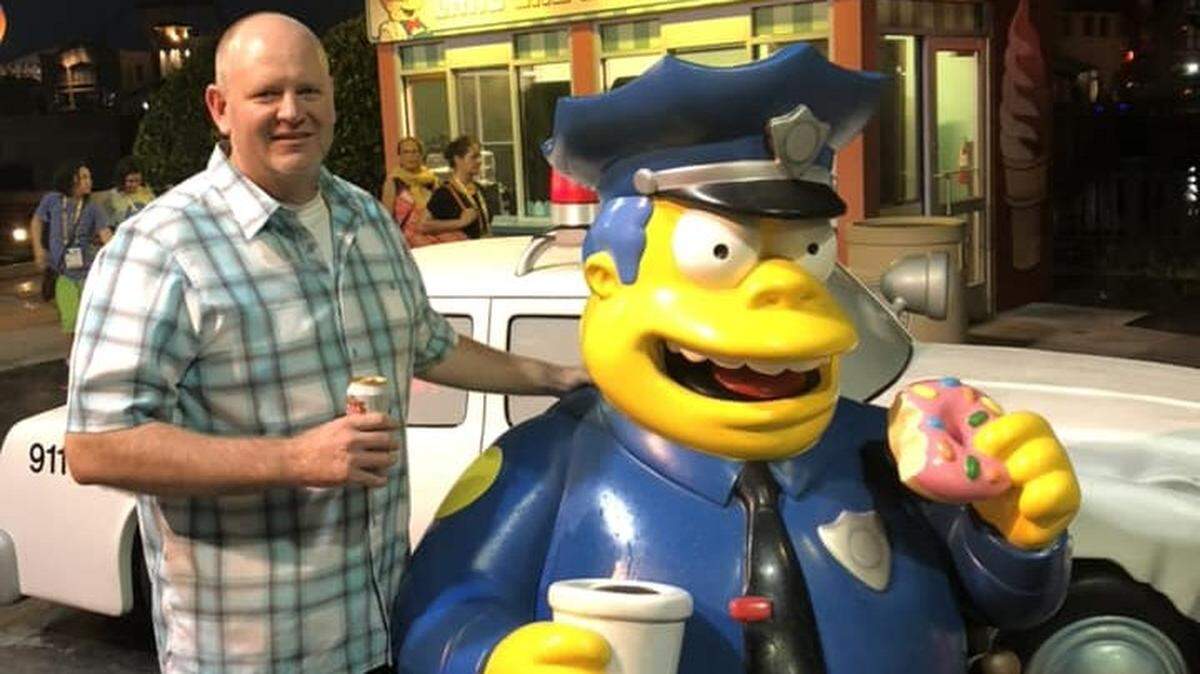 With this photo posted on his Facebook page earlier this month, Modesto Police Department Chief Galen Carroll wrote, “Had the pleasure of meeting America’s Police Chief, Chief Clancy Wiggum, at IACP,” the International Association of Chiefs of Police conference.