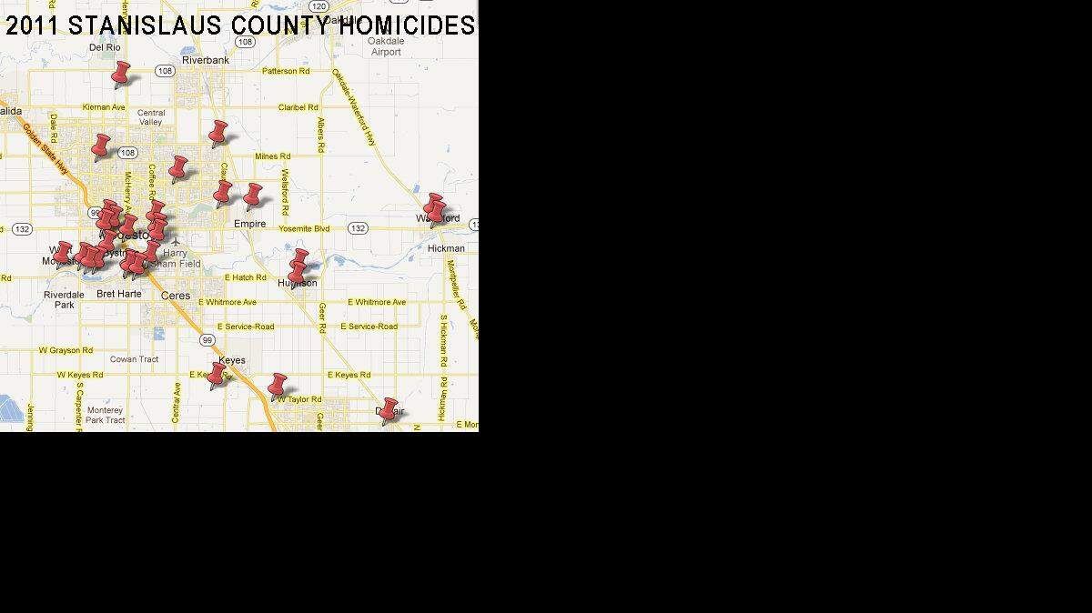 Homicide map
