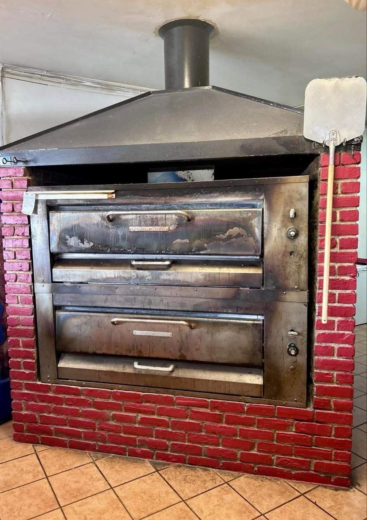 Luigi’s Pizza in Modesto, Calif., uses a brick oven to cook their pizzas and other menu items.