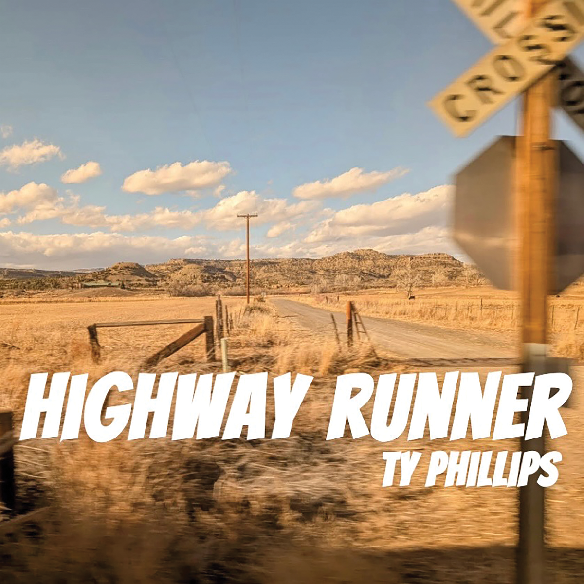 Cover of Ty Phillips’ Highway Runner album which will release on June 6, 2025.