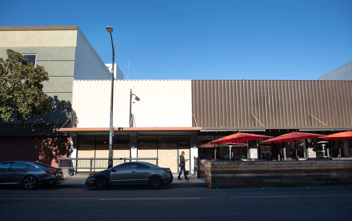 The owners of Food Fix Butcher & Baker in downtown Modesto are taking over the former Barkin’ Dog restaurant space to build a new bakery. Photographed in Modesto, Calif., on Friday, Feb. 25, 2022.