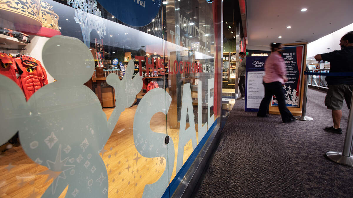 The Disney store in Arden Fair mall, like this one in Modesto, is scheduled to close by Sept. 22, 2021, as part of the company’s shift toward e-commerce and shop-in-shop experiences such as the ones it has in Target.
