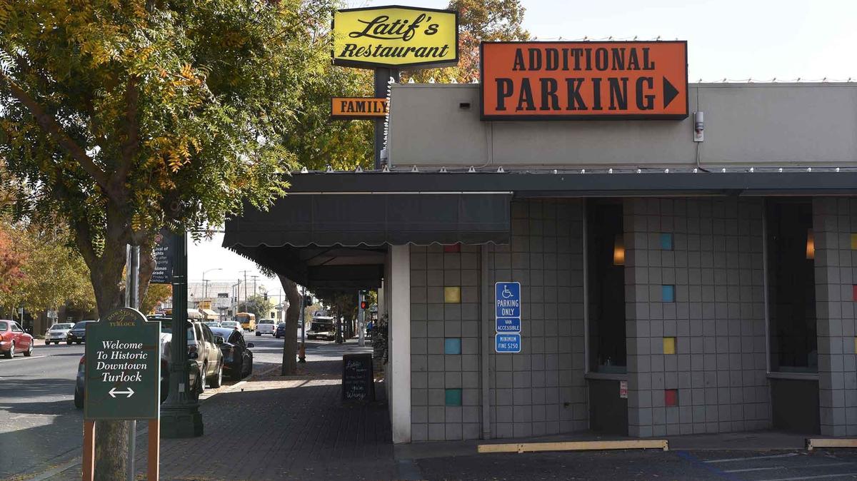 Exterior of Latif’s on Golden State Blvd in Turlock, Calif. is pictured on Wednesday November 20, 2019.