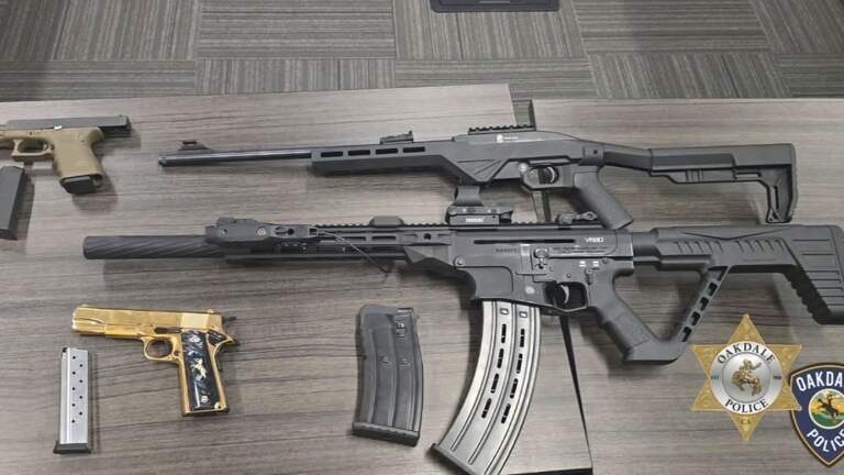Gunfire nearly hits Oakdale officer responding to call of shots fired
