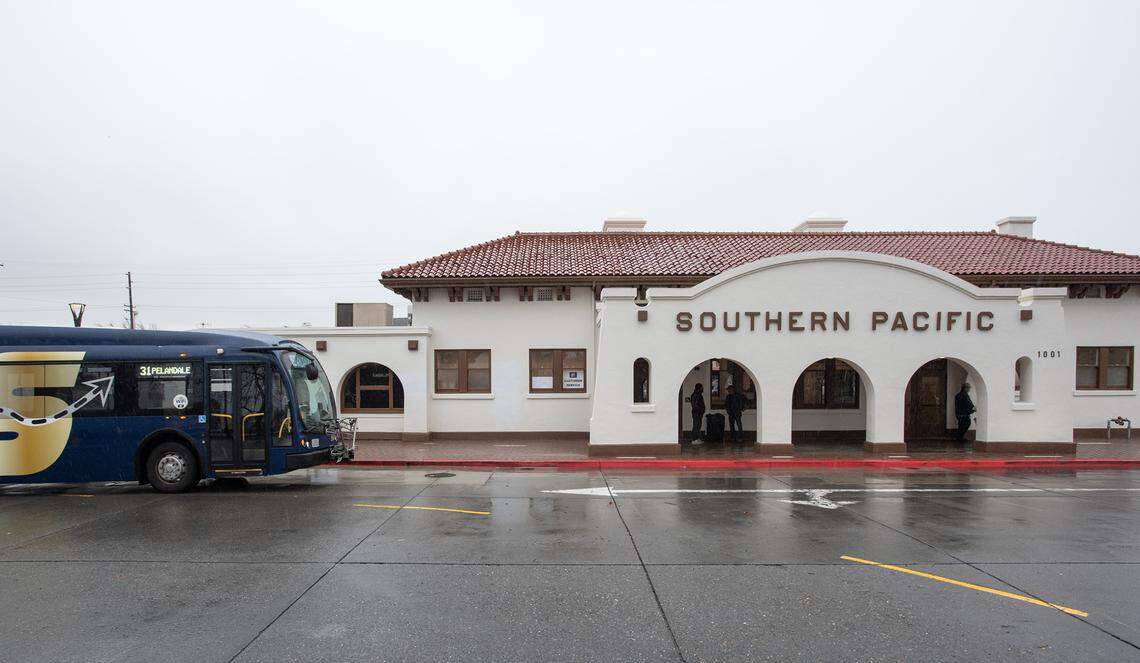 Modesto Transit Center in Modesto, Calif., Friday, March 10, 2023.