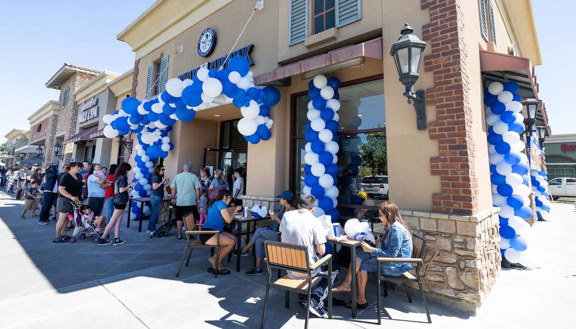 Nick the Greek restaurant during the grand opening in Riverbank, Calif., Tuesday, September 12, 2023.