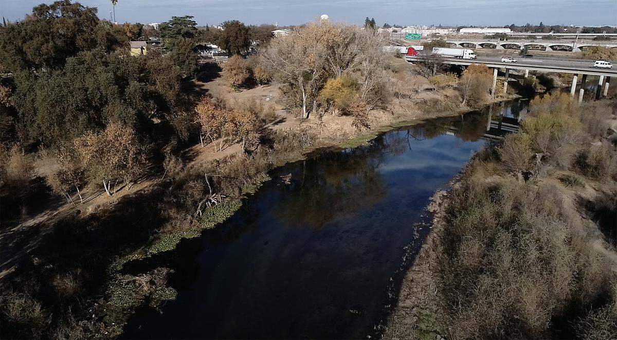 A $2.97 million state grant will bring a paved path and shade trees to an underused part of Tuolumne River Regional Park on the north side of the Tuolumne River. Tuolumne River Regional Park in Modesto, Calif., Friday, Dec. 11, 2020.