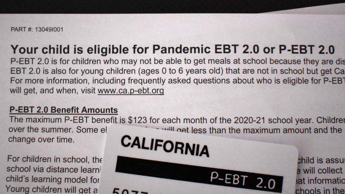 Pandemic EBT 2.0 cards containing extra food benefits are being sent to many Modesto-area families starting this month, including all families with children in Modesto City Schools.