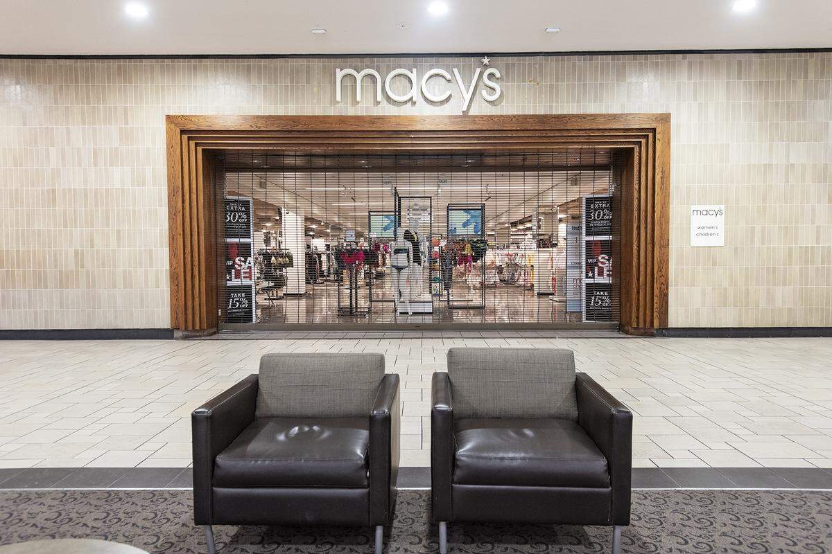 Stores have closed at Vintage Faire Mall due to the threat of the coronavirus in Modesto, Calif., on Friday, March 20, 2020.