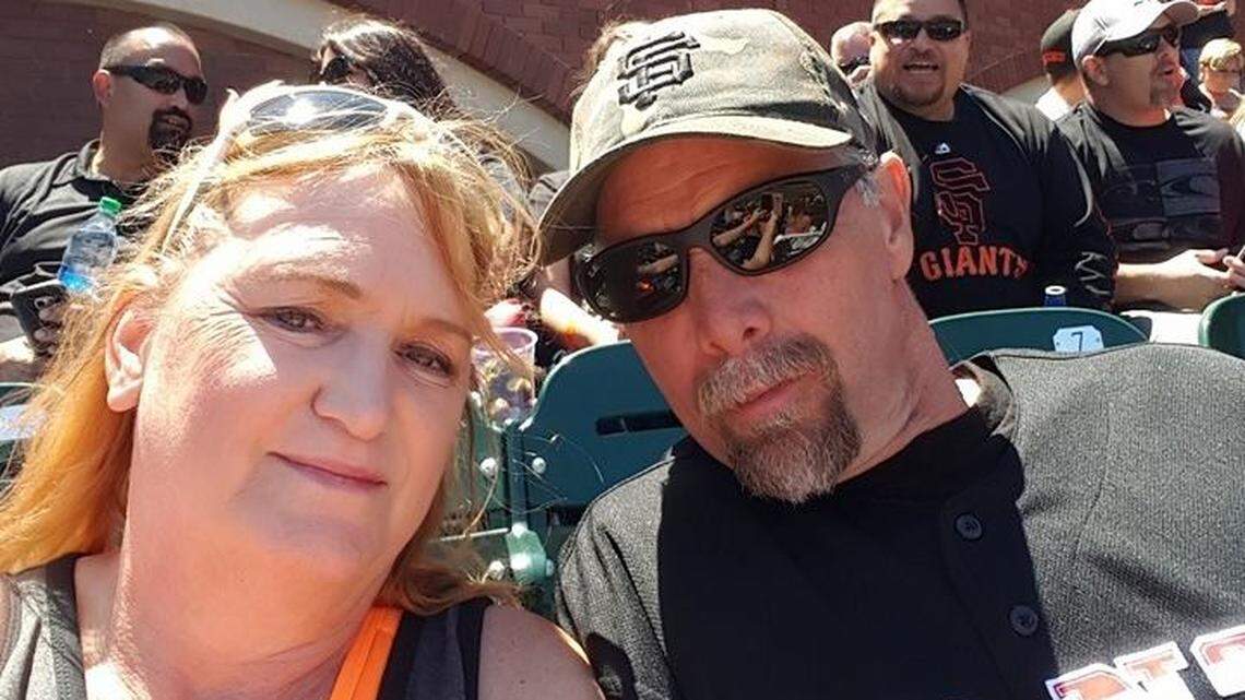 Richard Matlock of Ceres is pictured with his wife, Gina, in this photo from his Facebook page.