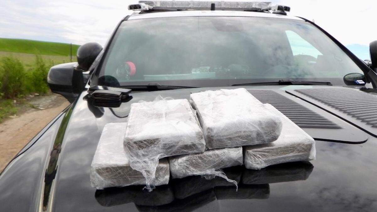 About 11 pounds of fentanyl powder was seized during a California Highway Patrol traffic stop on Interstate 5 in Stanislaus County on Tuesday, Feb. 24, 2026.