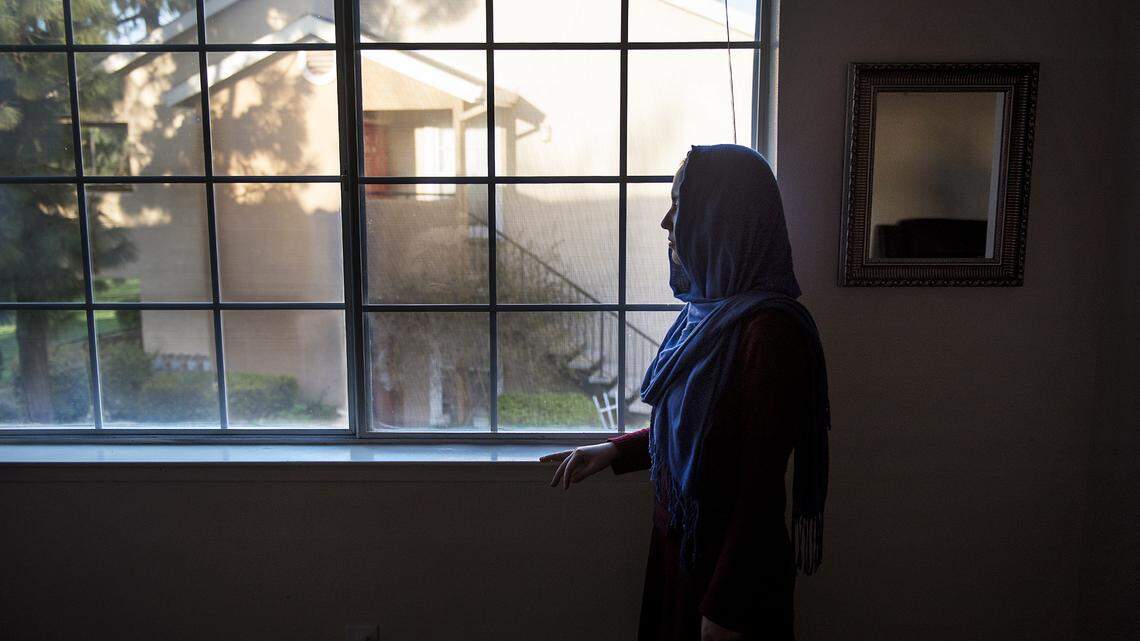 Morsal Amini, a refugee from Afghanistan is pictured Friday, March 16, 2018 at her Modesto home. Amini was denied enrollment last month at the Language Institute at Davis High School.