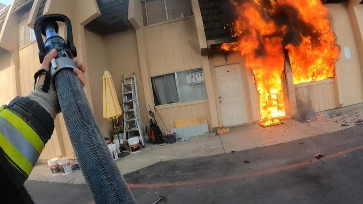 Two children unaccounted for at the scene of an apartment fire Saturday, June 7, 2025, in Modesto soon were located at a relative’s home.