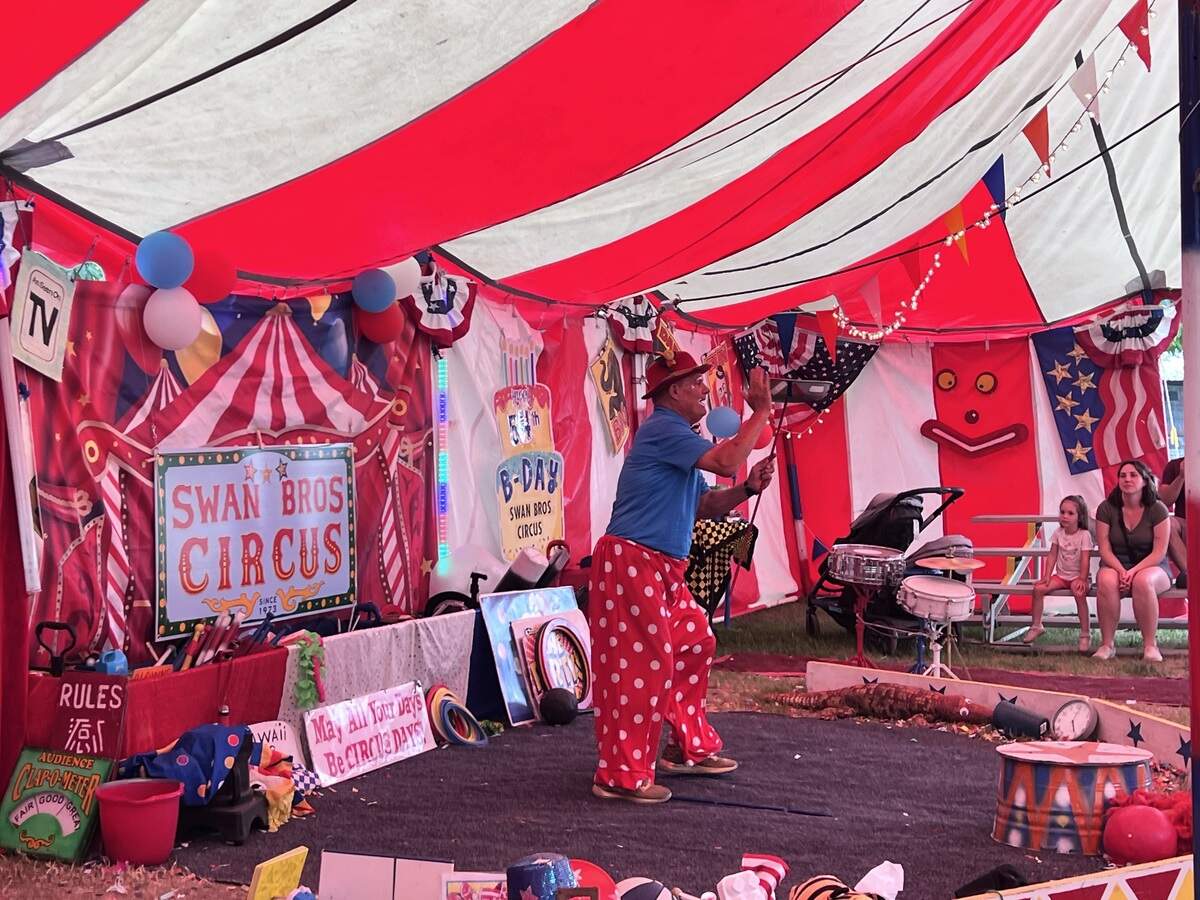 Swan Bros. Circus at the Stanislaus County Fair 2026 in Turlock, California.