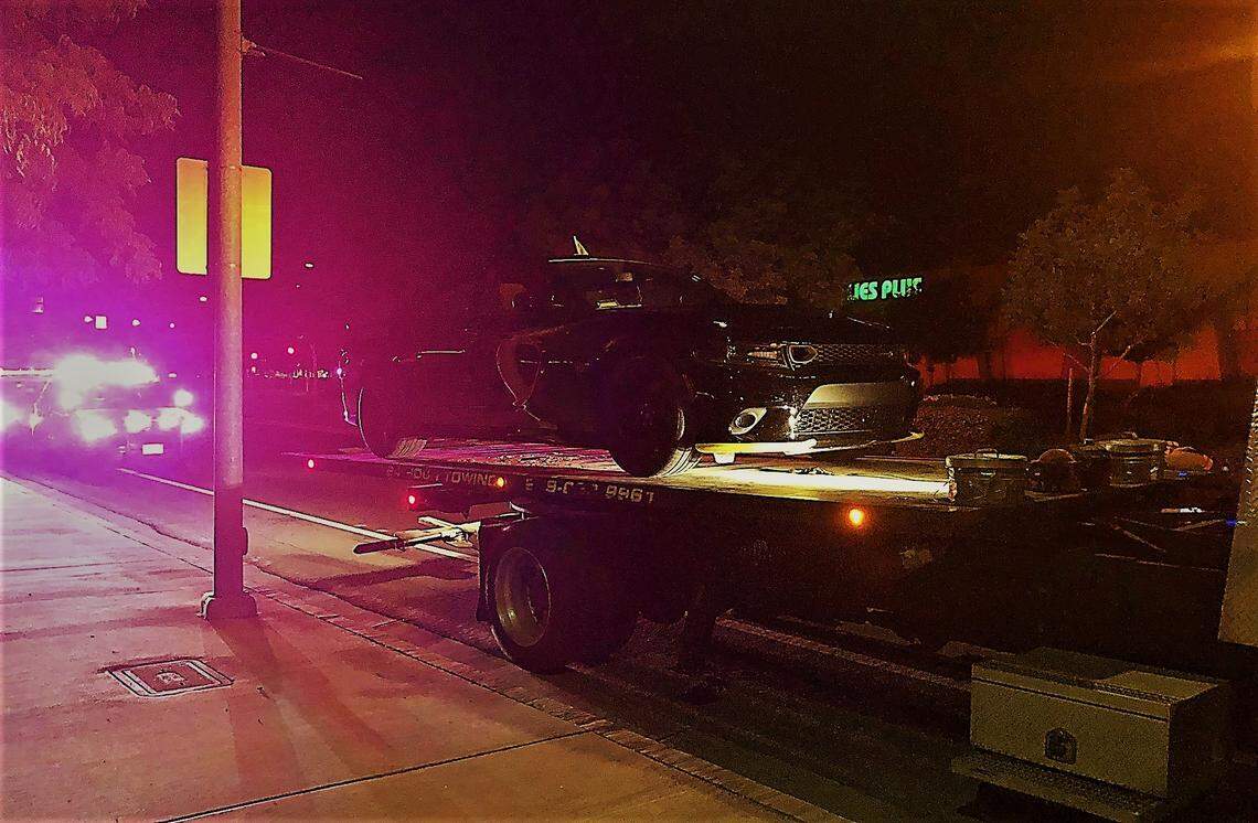 The Turlock Police Department had 10 vehicles towed following this sideshow on May 5, 2021.