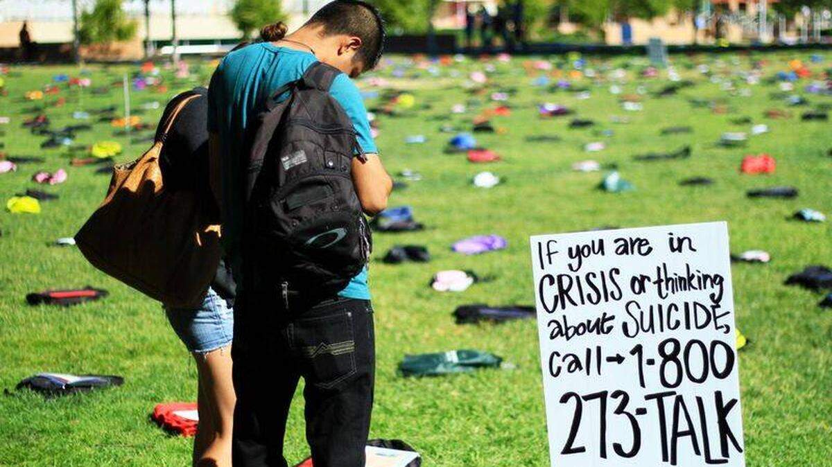 Send Silence Packing, an exhibit to raise awareness and start conversations on mental illness and suicide, is at Stanislaus State in Turlock on Wednesday, April 3, 2019, and at Modesto Junior College on Thursday, April 4.
