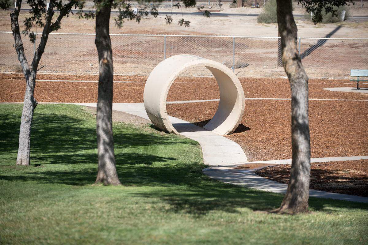 Newly constructed dog park at Beard Brook Park will open sometime this month in Modesto, Calif.. Photographed on Wednesday, Sept. 19, 2018. 