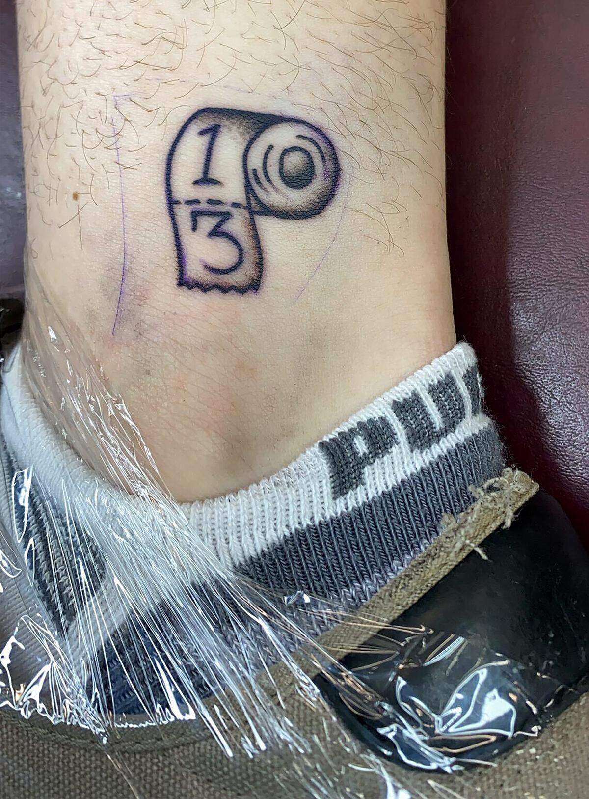 Friday the 13th flash tattoo.