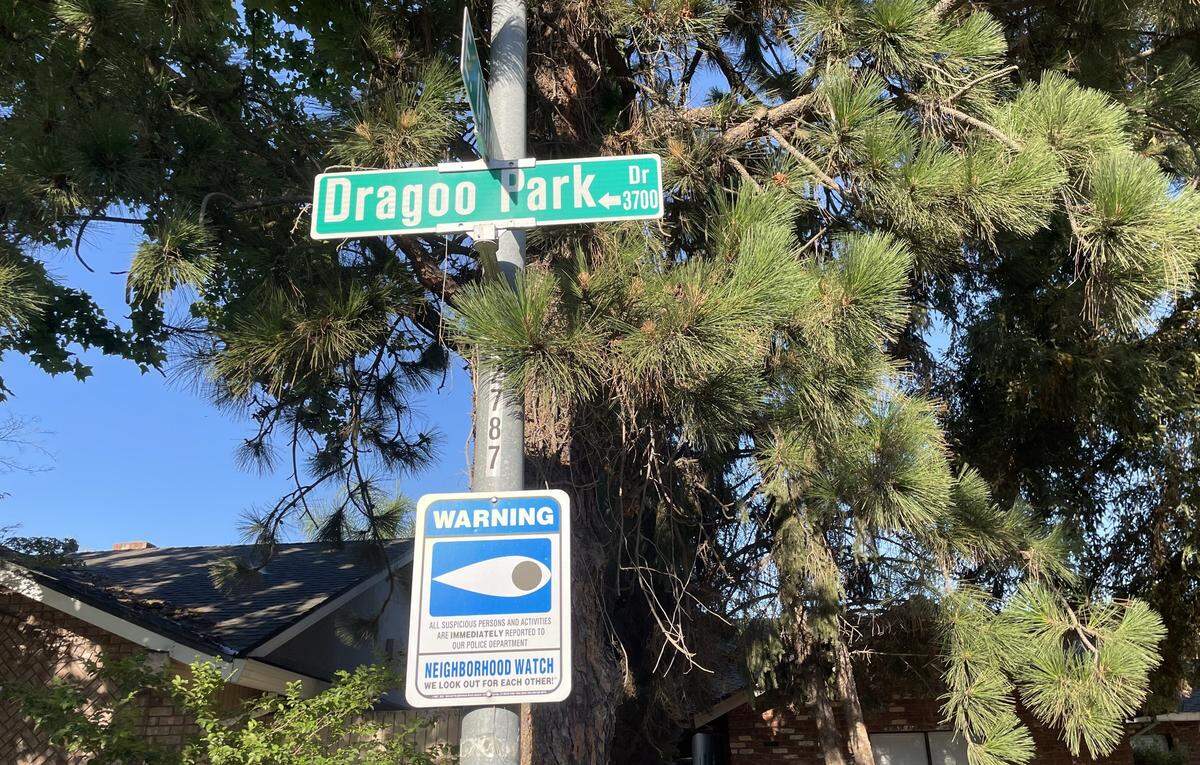 Dr. Samuel Dragoo (1893-1978) owned 20 acres that eventually developed into the neighborhood surrounding Dragoo Park Drive in north Modeseto.
