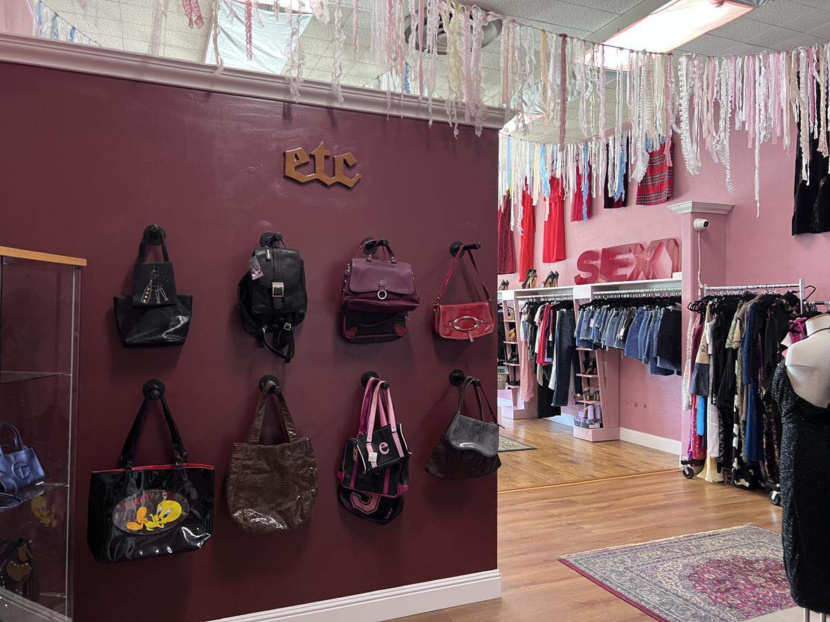 Ambition Vintage in Modesto has plenty of accessories, from jewelry to shoes and handbags.