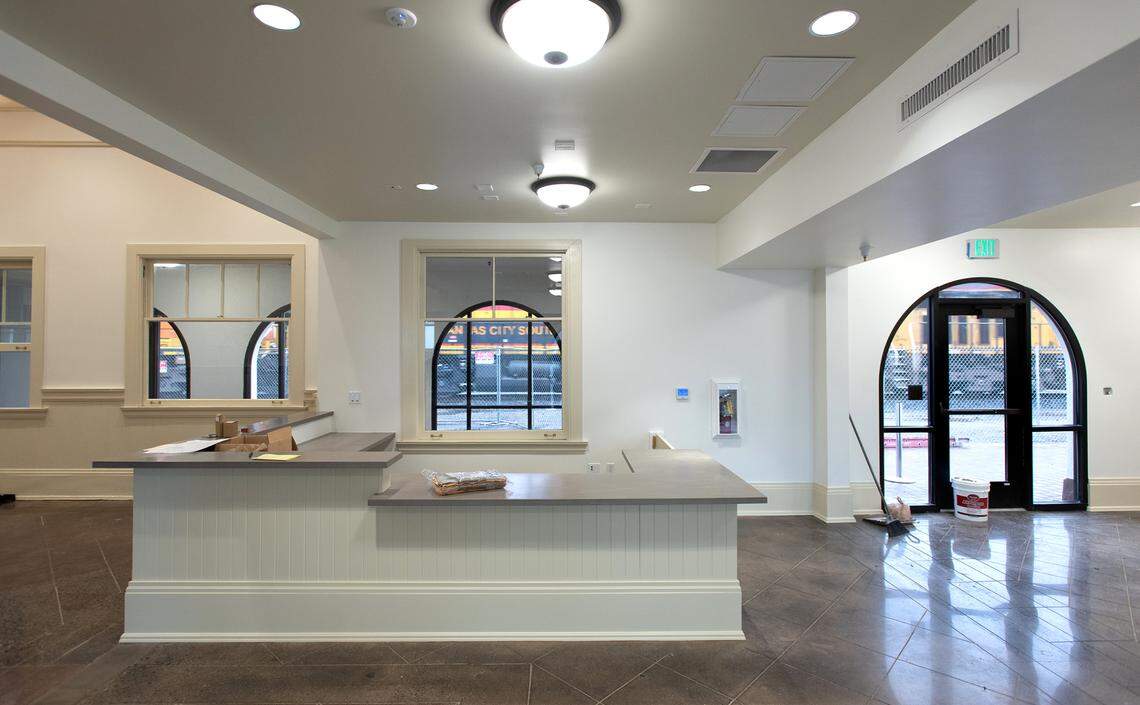 Modesto Transit Center in Modesto, Calif., Friday, March 10, 2023. Remodeling of the transit center began in late 2021and is expected to be finished next month.