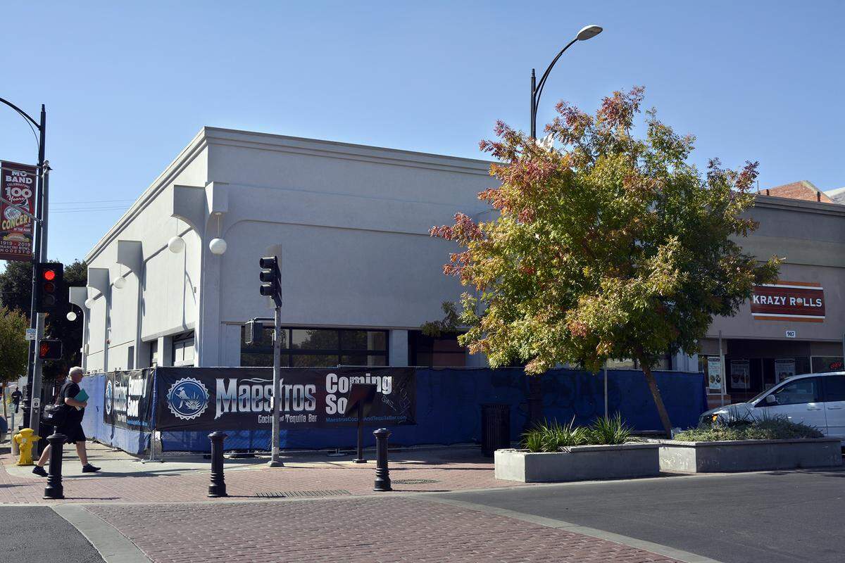 Tenth Street in downtown Modesto, Calif. has a number of restaurants and other projects in the works including Maestros Cocina & Tequila Bar.