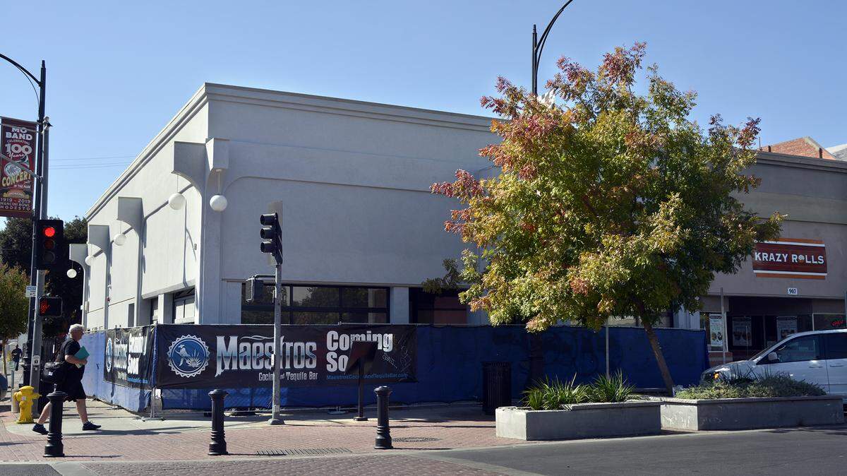 Tenth Street in downtown Modesto, Calif. has a number of restaurants and other projects in the works including Maestros Cocina & Tequila Bar.