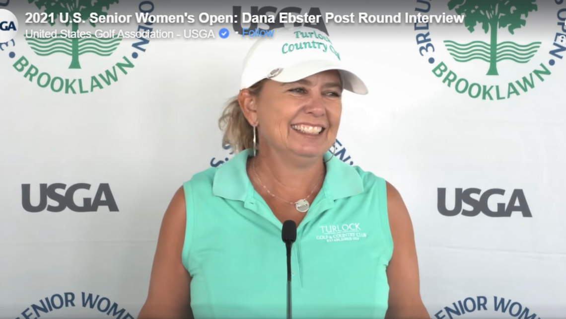 Modesto’s Dana Ebster tied with Sorenstam for lead at U.S. Senior Women’s Open