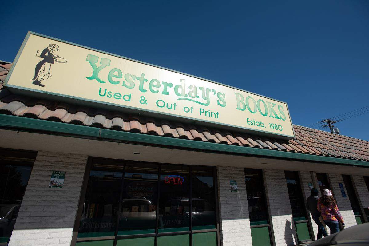 Yesterday’s Books in Modesto, Calif., Thursday, Oct. 27, 2022. The bookstore is closing
