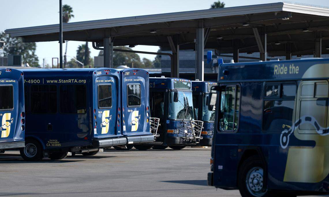 StanRTA bus maintenance facility on Eighth Street in Modesto on Friday, Sept. 26, 2025. 