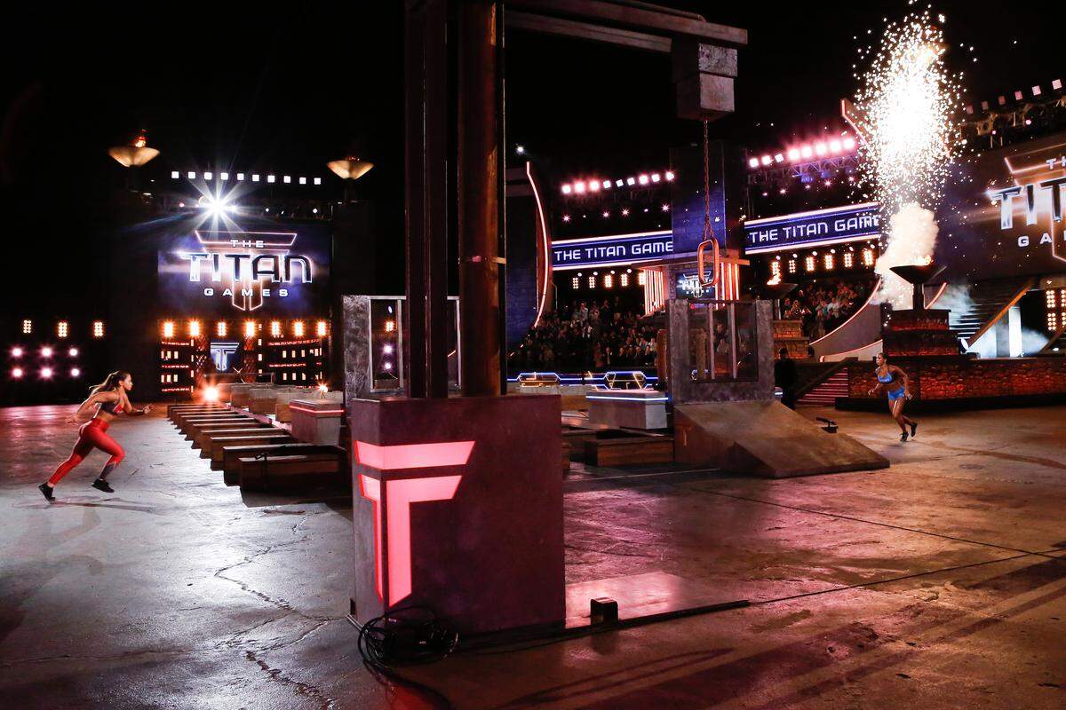 Modesto resident Lauren Regno competes on “The Titans Games” hosted by The Rock in an episode that aired Feb. 7, 2019 on NBC.