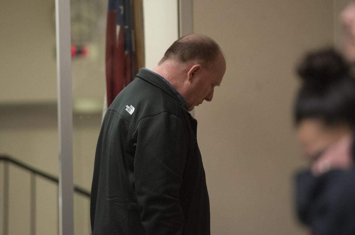 James Hooker arrives at Stanislaus County Superior Court ahead of a hearing in his criminal case Tuesday, Dec. 16, 2025.