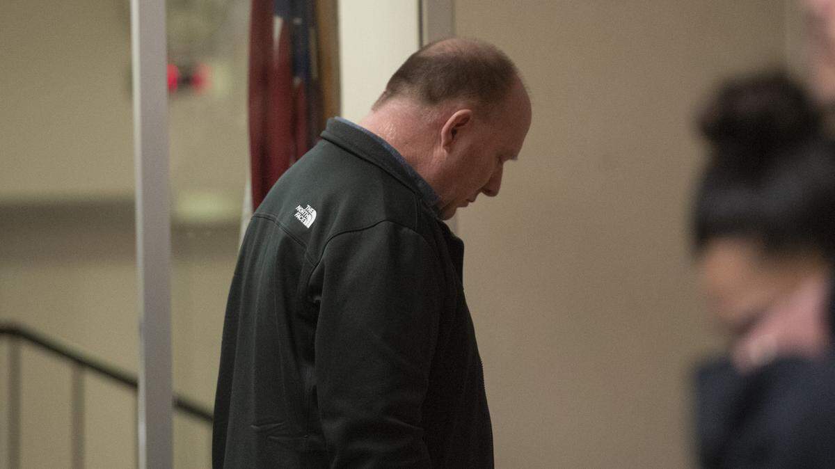 James Hooker arrives at Stanislaus County Superior Court ahead of a hearing in his criminal case Tuesday, Dec. 16, 2025.