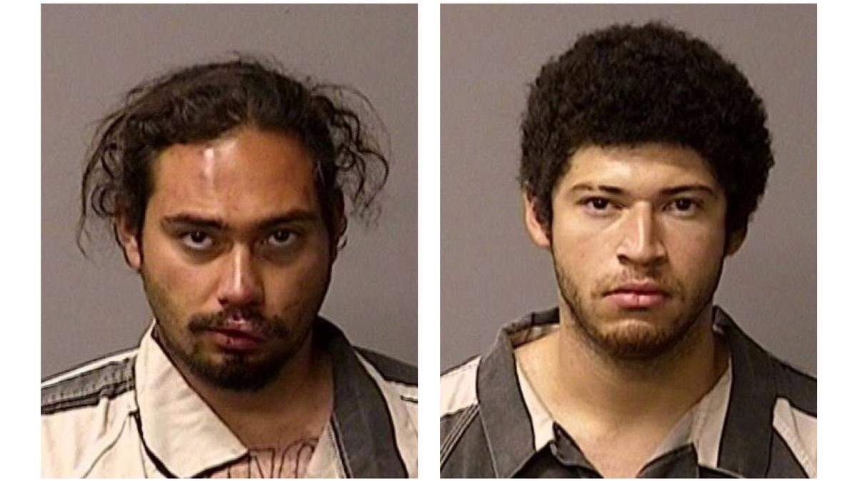 Robert Lopez, left, and Anthony Stewart
