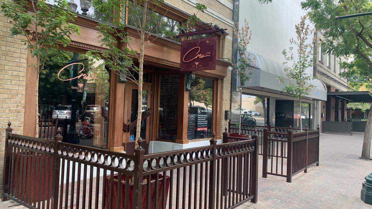 Two people were shot at the Grand Cru bar in downtown Turlock on Monday, July 26, 2021.
