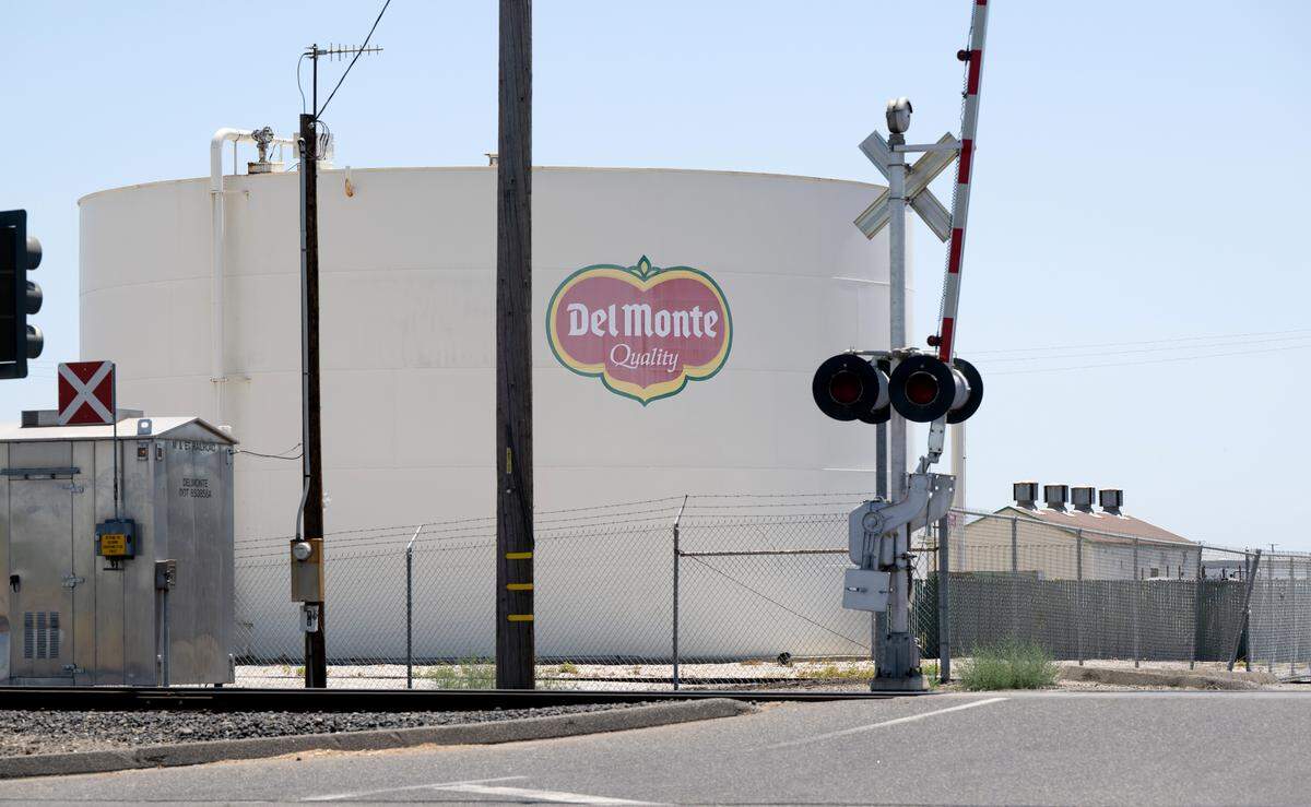The Del Monte production facility in Modesto in 2025. 
