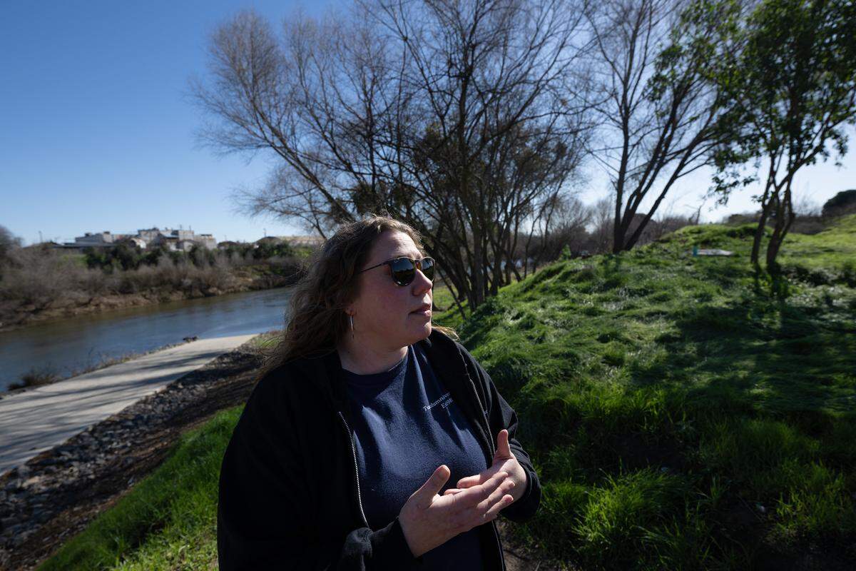 Hilary Moak, Central Valley program director of the Tuolumne River Trust, encourages residents to attend Tuolumne River Regional Park commission meetings to help improve the park.