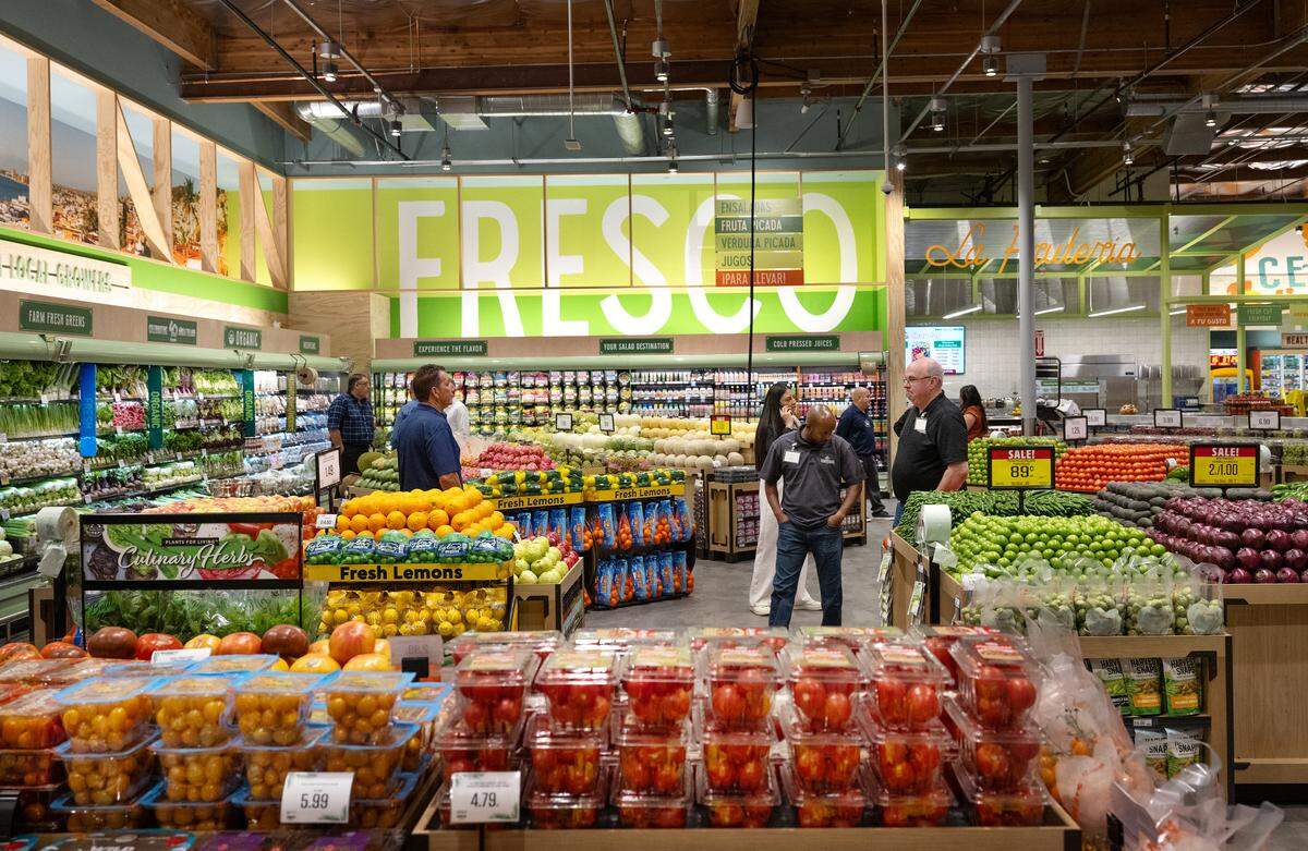 Vallarta Supermarkets store in Century Center in Modesto, Tuesday, Aug. 26, 2025.  