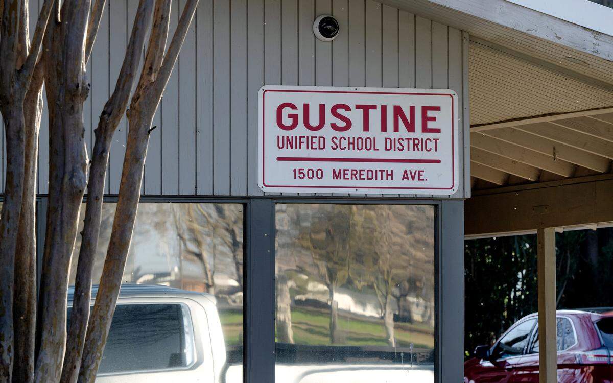 Gustine School District office in Gustine, Monday, Jan. 26, 2026. 