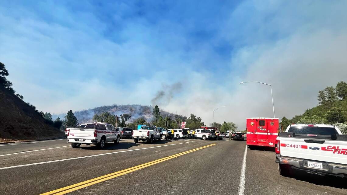 Update: Second vegetation fire begins in Sonora. Courthouse, businesses evacuated