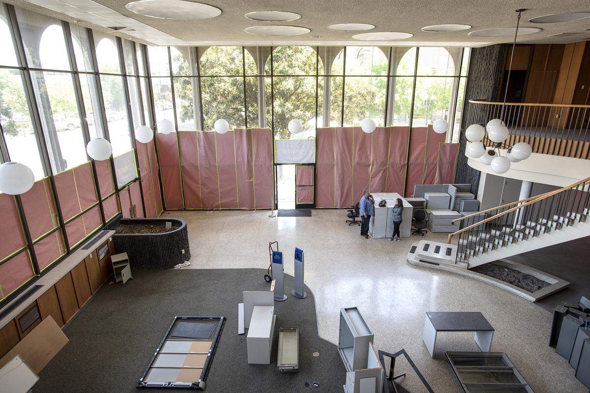A steakhouse was planned in May 2019 in a former bank in Modesto, California. It will be owned by the Stanislaus Council of Governments following an April 17, 2024, vote.