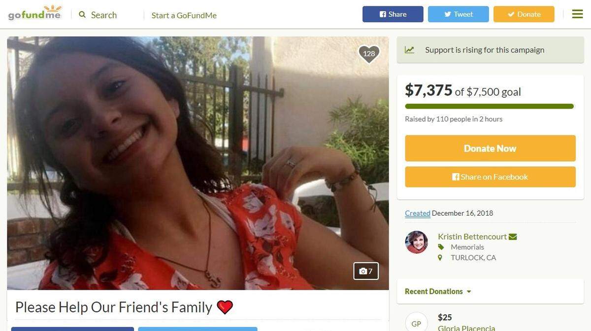 An eighth-grader at Dutcher Middle School in Turlock was killed in a DUI-related crash Friday night near California State University, Stanislaus. This gofundme page was set up to aid her family.