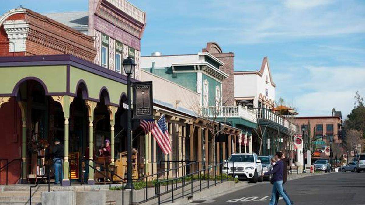 A view of Sutter Street in Folsom’s historic district on February 4, 2014, shows some of the revitalization projects completed in the area.