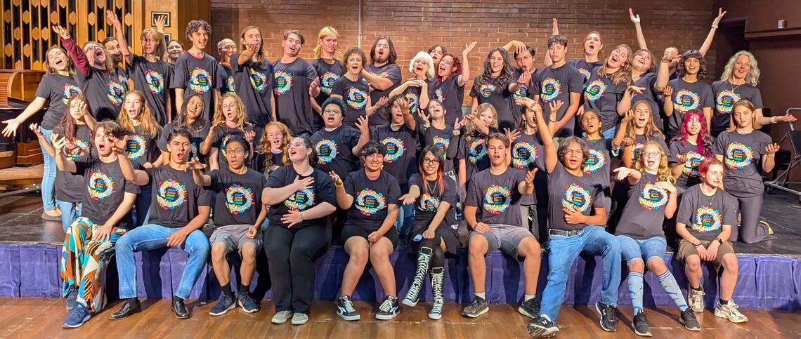 Youths perform during an Opera Modesto Summer Opera Institute.