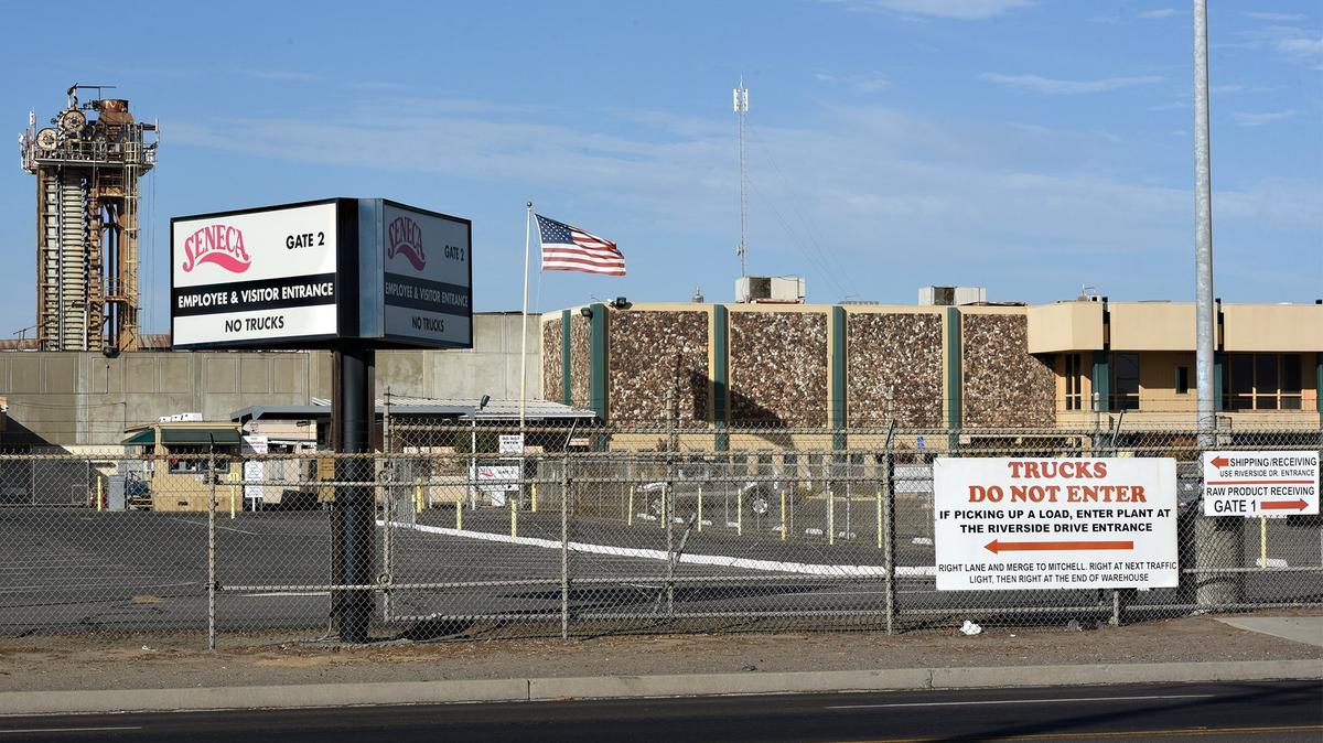 Seneca on Finch Road in Modesto, Calif. is pictured on Monday October 29, 2018. E.&J. Gallo Winery has purchased part of the vacant fruit cannery for wine production purposes.