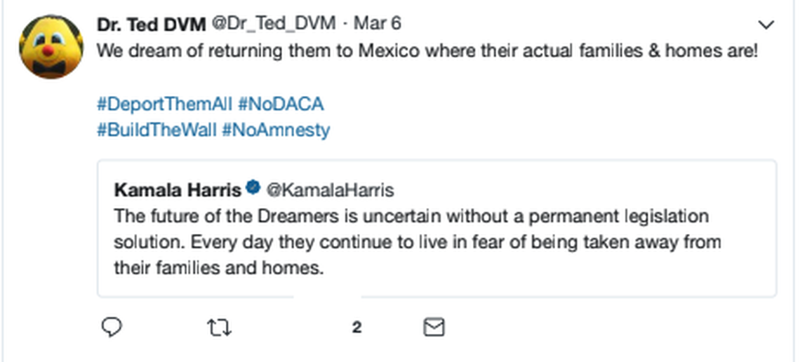 Post on Ted Howze Twitter page