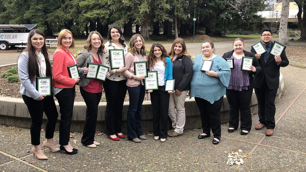 Modesto Junior College sent a team to the California Agriculture Leaders contest, held March 1, 2019, in Redding.