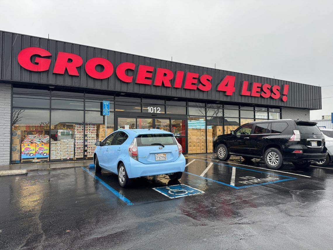 Groceries 4 Less! store on Carpenter Road in Modesto on March 12, 2025.