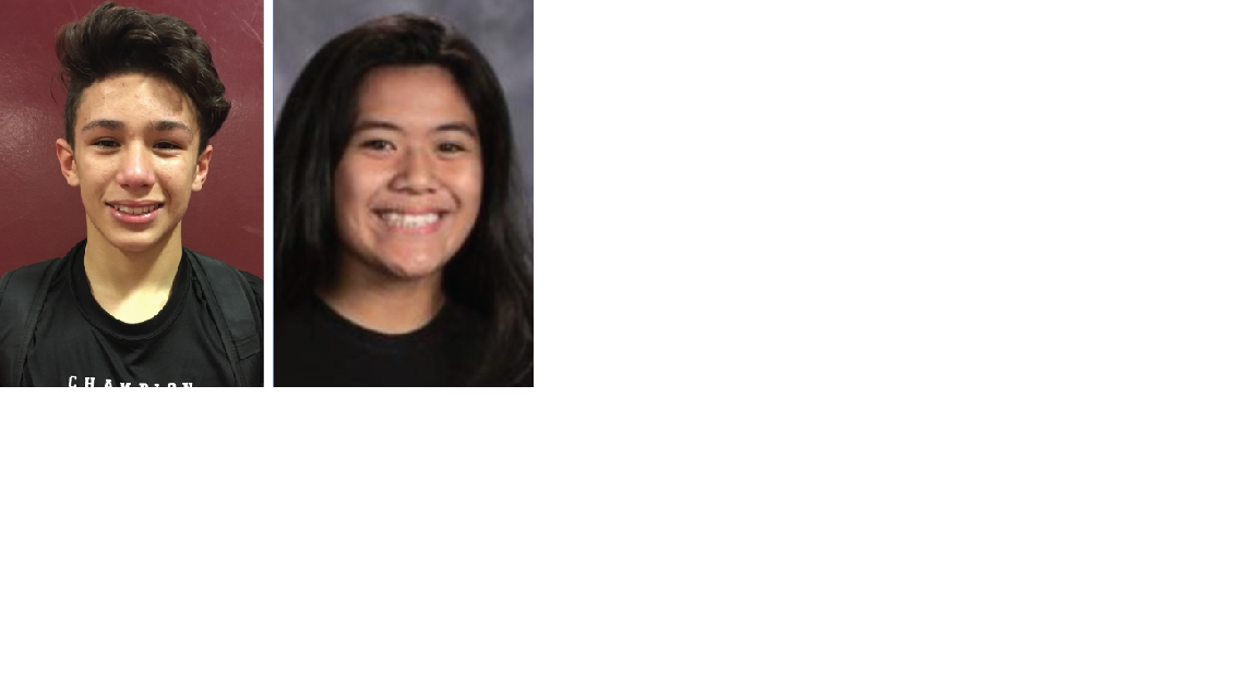 Caydin Wickard, Golden Valley; Geralene Pomele, Pacheco